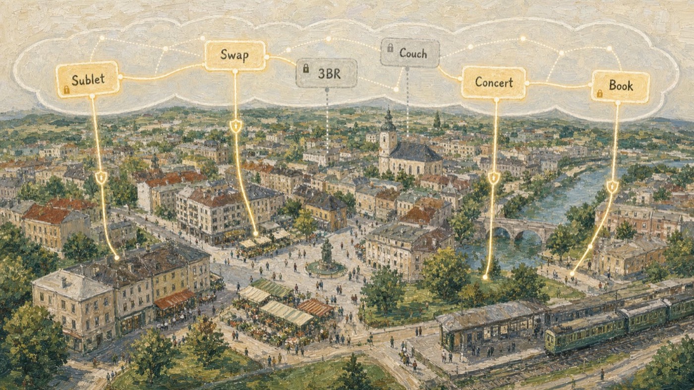Ambient intents above a city